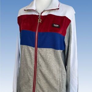 VINTAGE Reason Men’s Multicolor Zip-Up Jacket size M